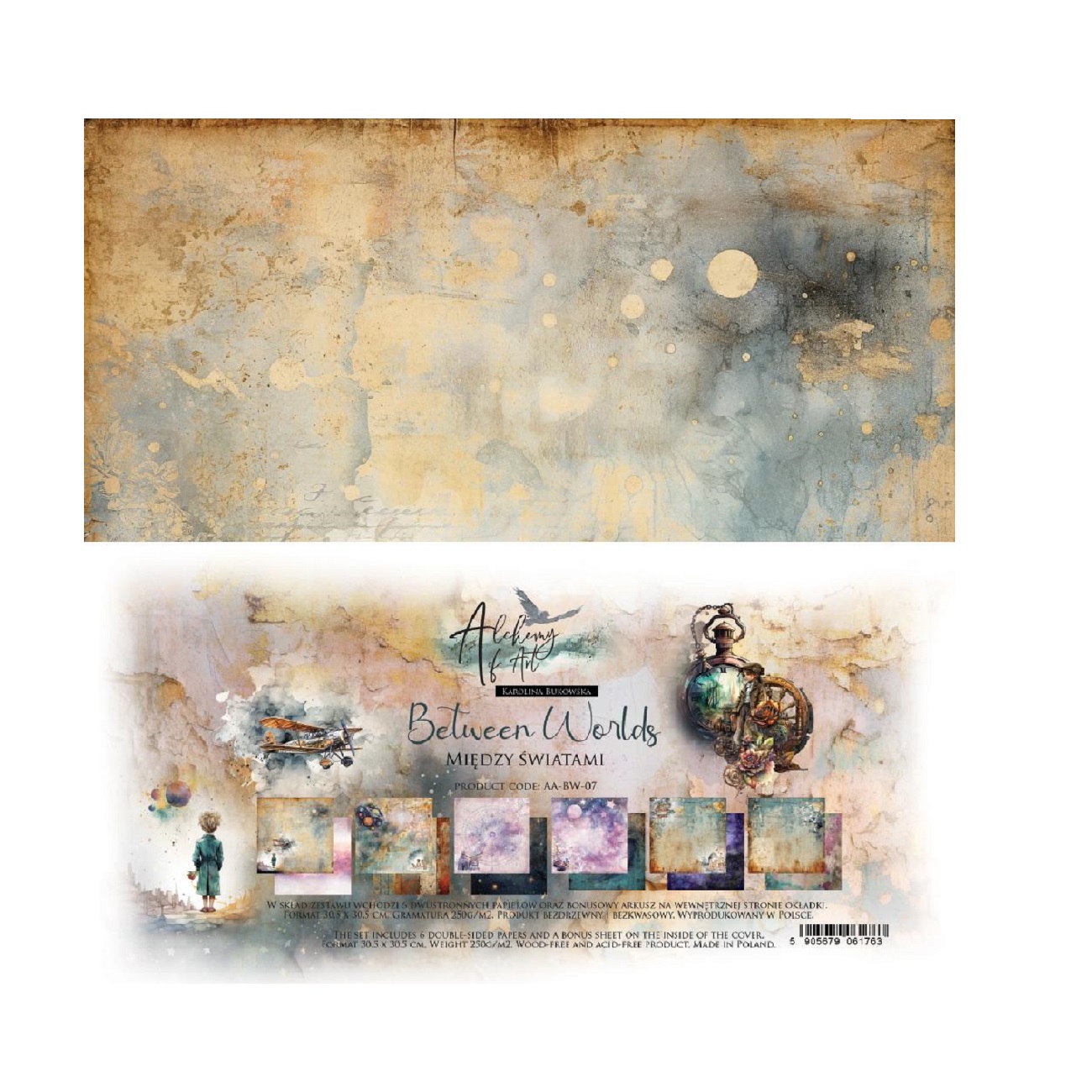 Alchemy of Art Scrapbook papier Between Worlds 12x12