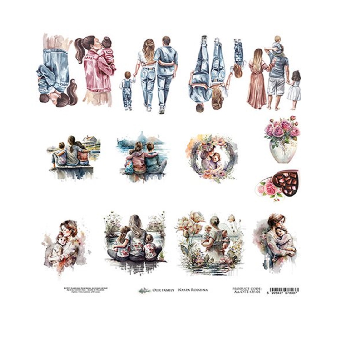 Alchemy of Art Scrapbook papier doplnkový AA-OTT-OF-01