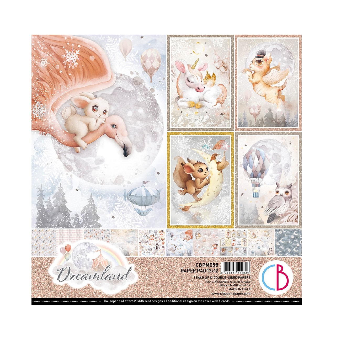 Ciao Bella Scrapbook papier Dreamland 12x12