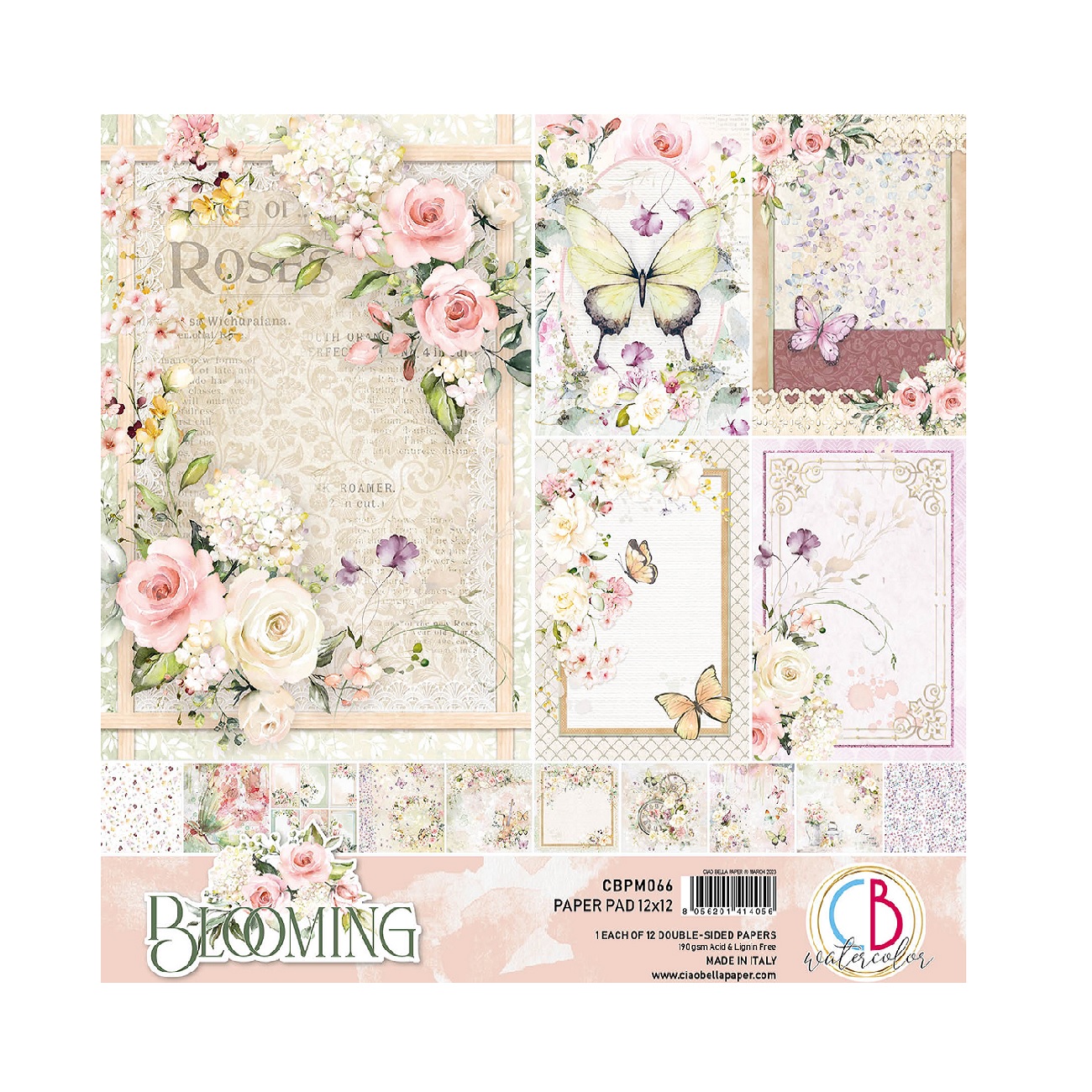 Ciao Bella Scrapbook papier Blooming 12x12