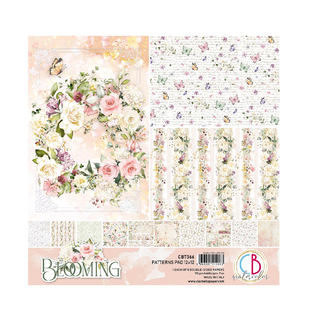 Ciao Bella Scrapbook papier Blooming 12x12