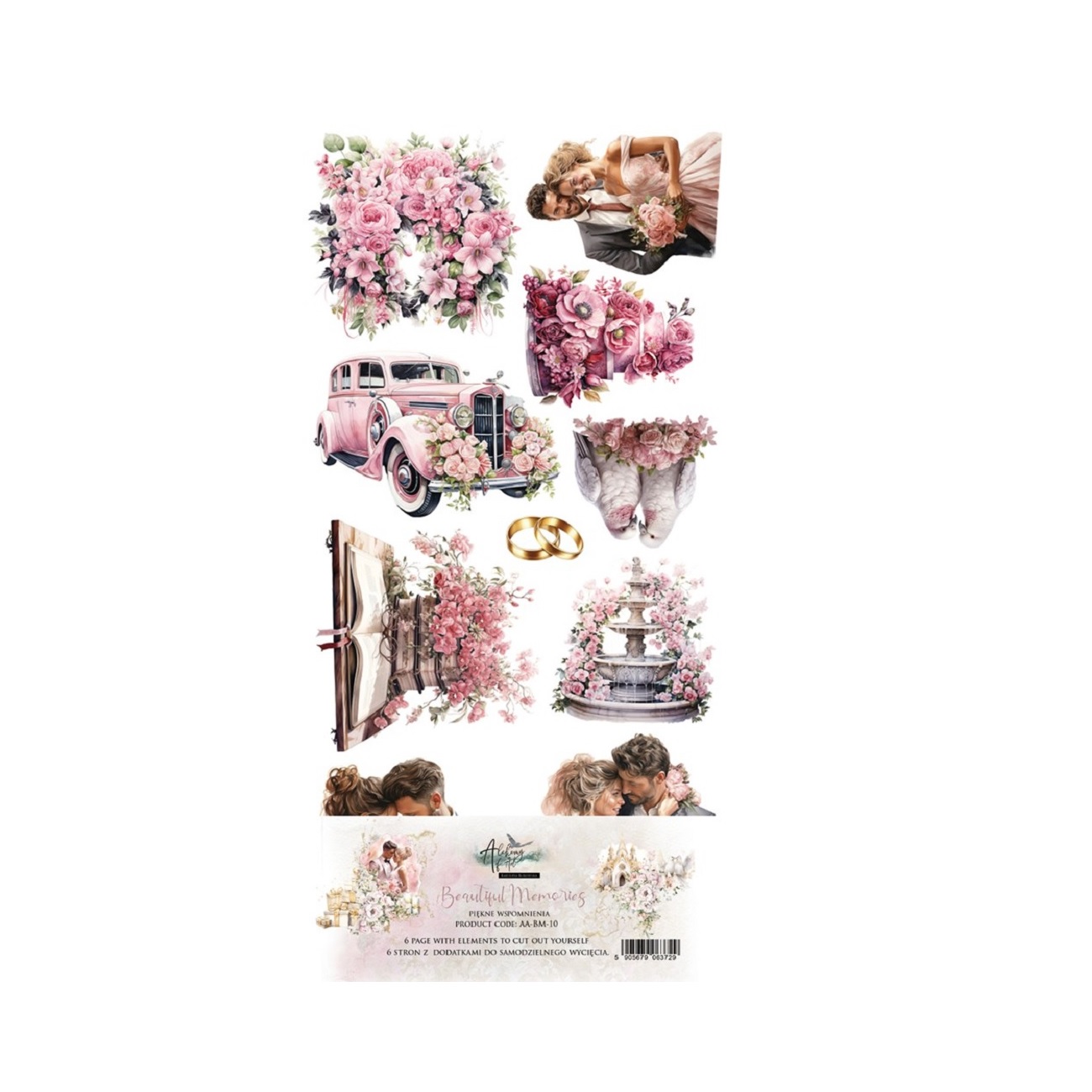 Alchemy of Art Scrapbook papier Beautiful Memories 6x12