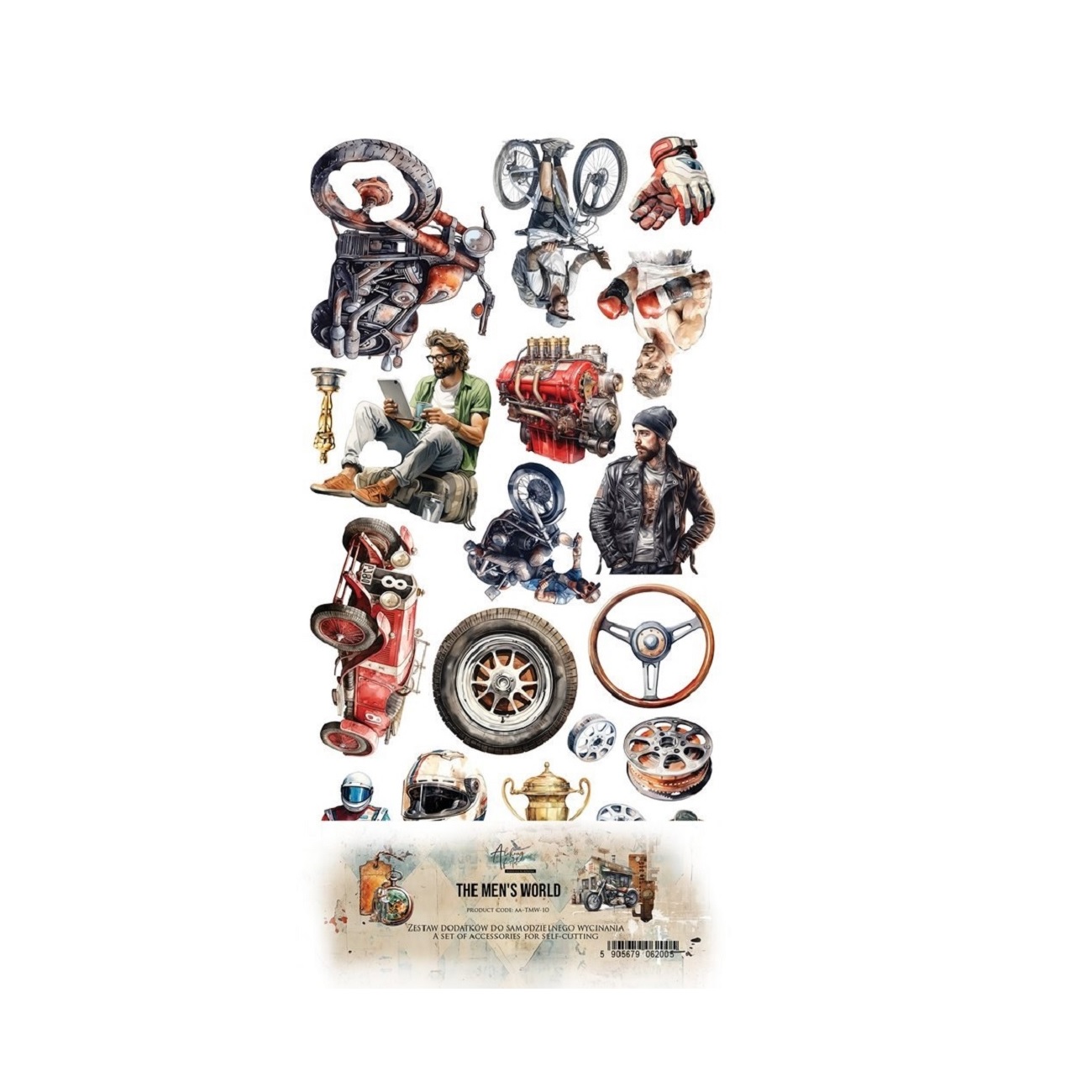 Alchemy of Art Scrapbook papier The Men’s World 6x12