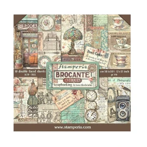 Stamperia Scrapbook papier – Brocante Antiques 12x12