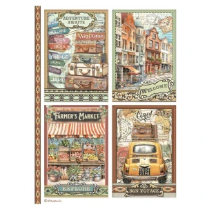 Ryžový papier Stamperia DFSA4979