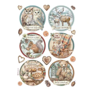 Ryžový papier Stamperia DFSA41057