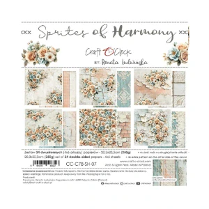 Craft O´ Clock Scrapbook papier - Sprites of Harmony 8x8