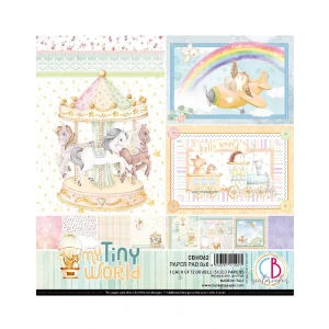 Ciao Bella Scrapbook papier My Tiny World 8x8
