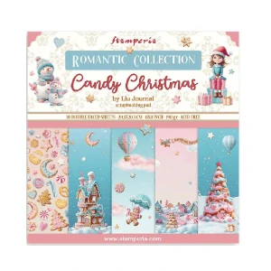 Stamperia Scrapbook papier – Candy Christmas 8x8