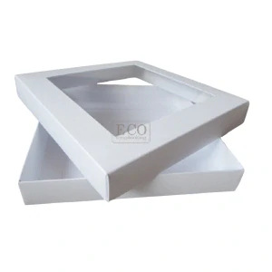 Krabička na pohľadnicu s okienkom  - štvorec