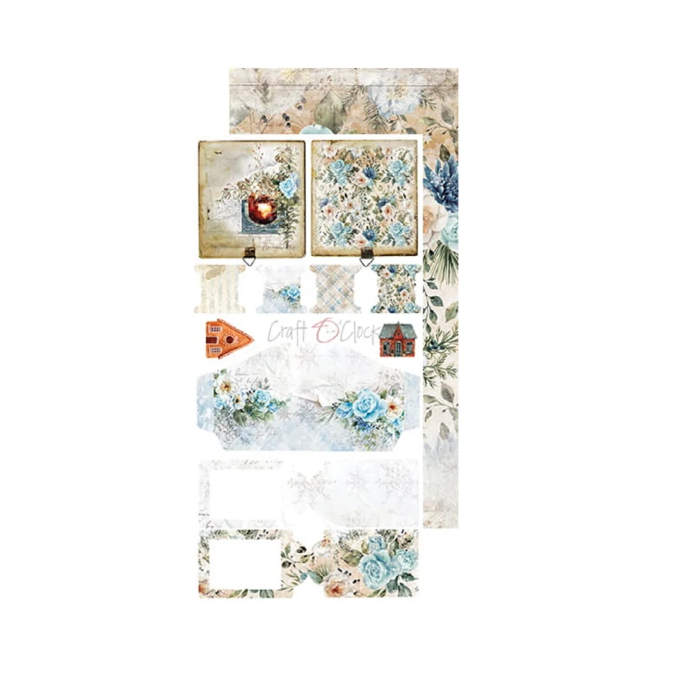  Scrapbook papier - Holidays in Snow 6x12 - Craft O´ Clock