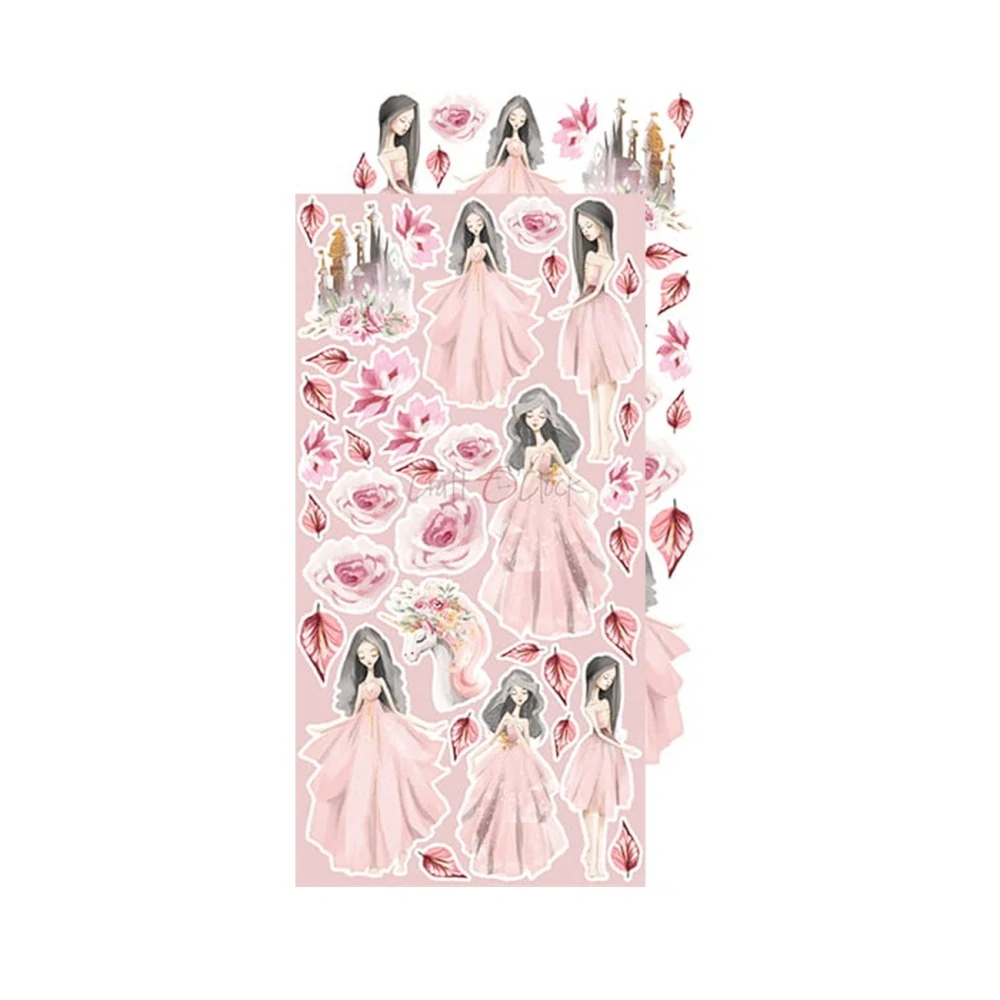 Craft O´ Clock Scrapbook papier - Princess Adventures 6x12