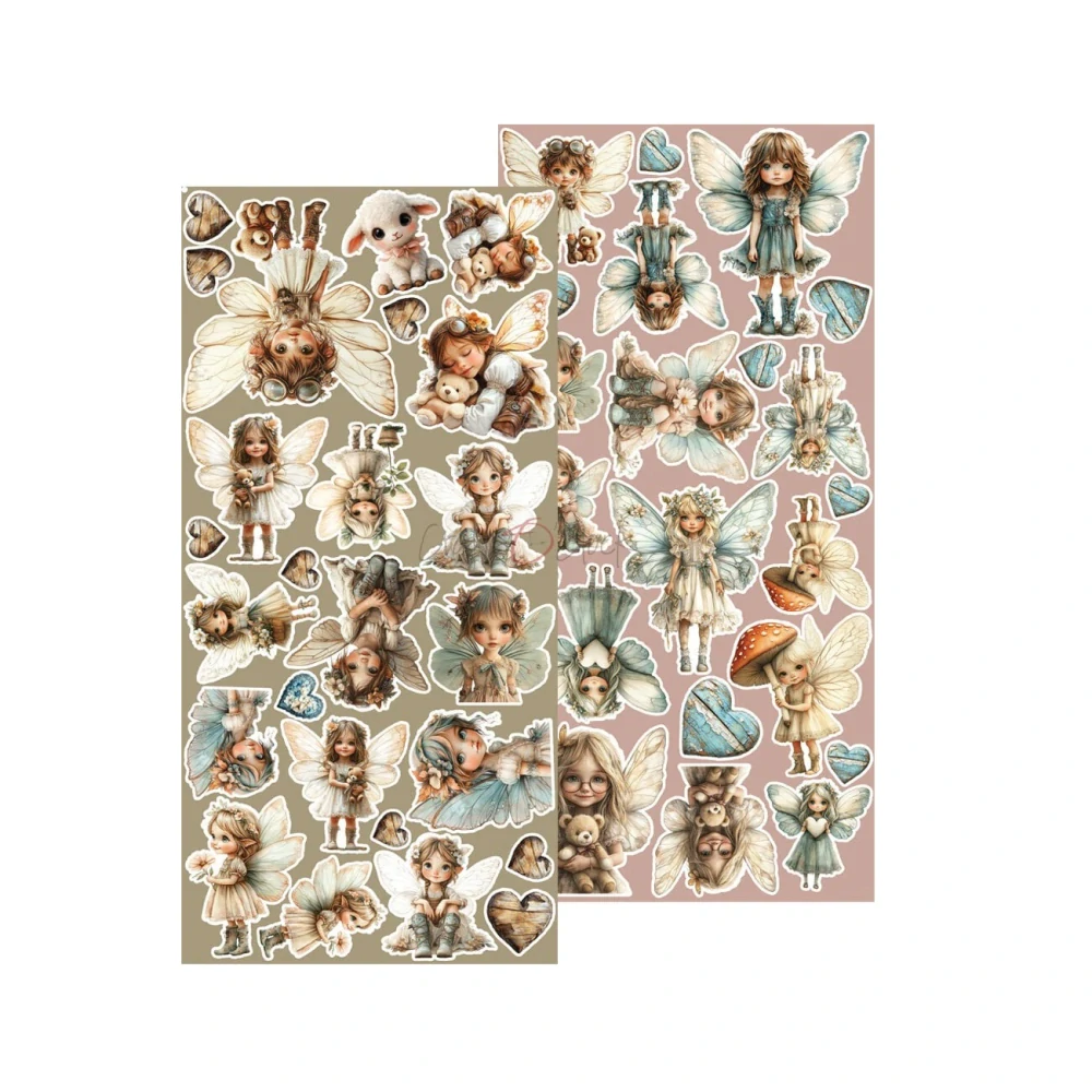 Craft O´ Clock Scrapbook papier - Sprites of Harmony 6x12 Sprites