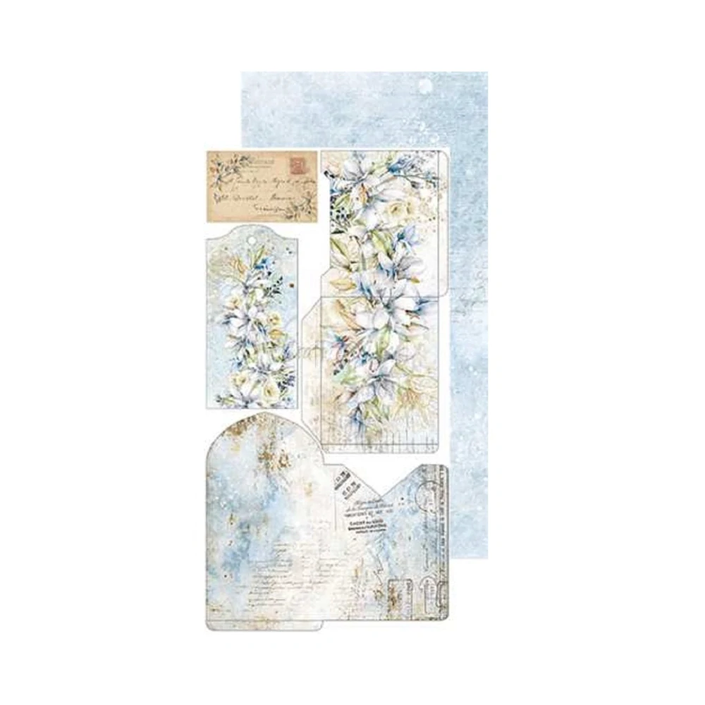  Scrapbook papier - Vintage Sky Junk Journal - Craft O’Clock