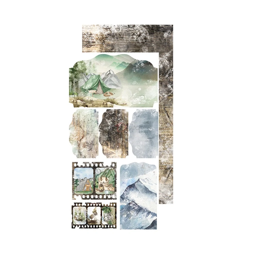 Craft O´ Clock Scrapbook papier - Trail of Silence 6x12