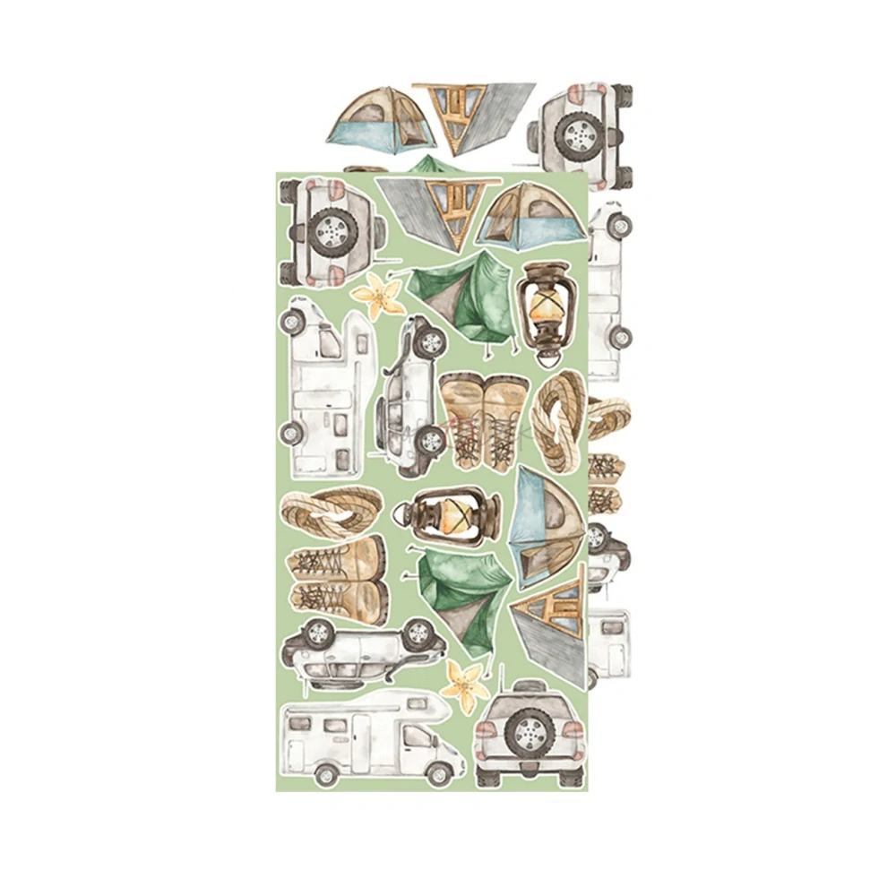 Craft O´ Clock Scrapbook papier - Trail of Silence Extra set 6x12