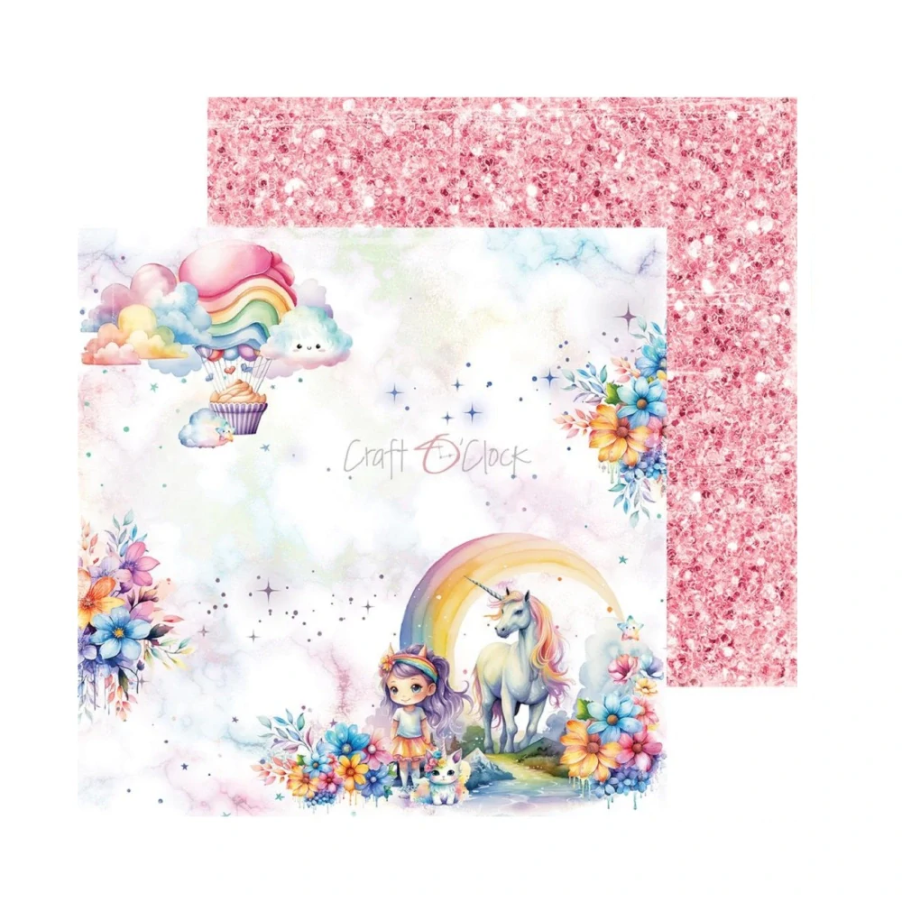 Craft O´ Clock Scrapbook papier - Unicorn Sweet 6x6
