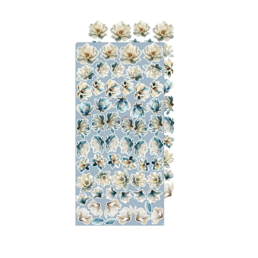 Craft O´ Clock Scrapbook papier - Melody of My Soul Flowers 6x12