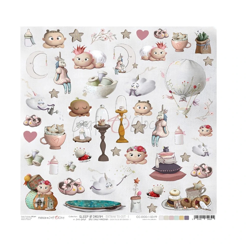 Craft O´ Clock Scrapbook papier - CC-DOD-1-SD-F9  12x12 