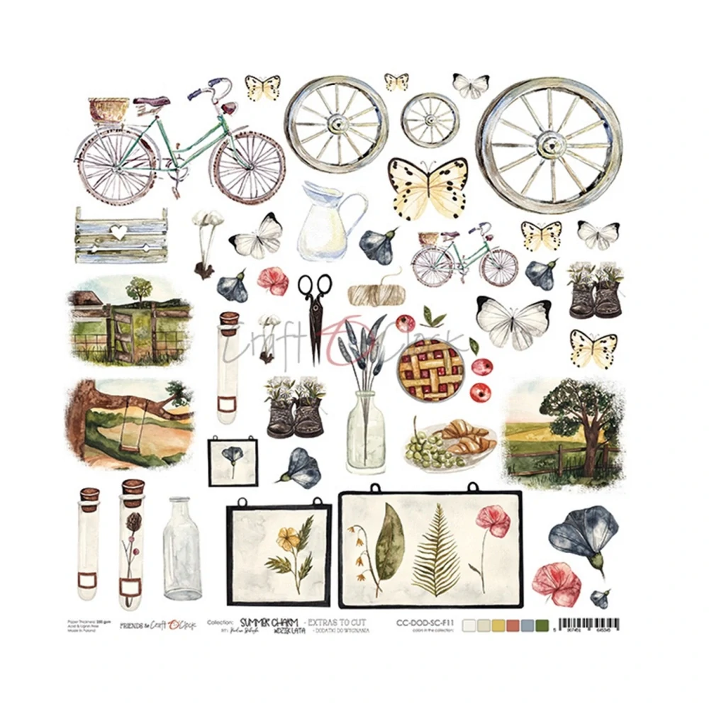 Craft O´ Clock Scrapbook papier - CC-DOD-SC-F11  12x12 