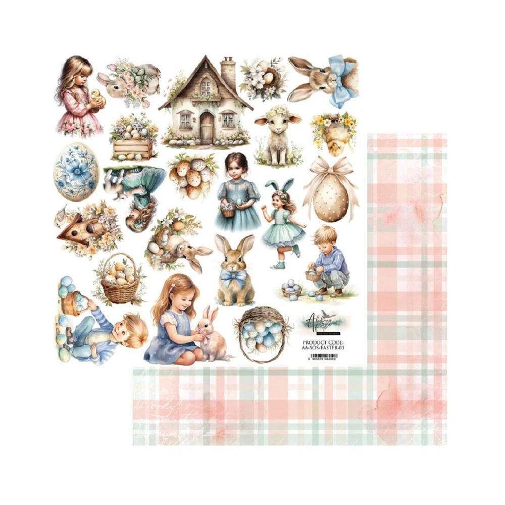 Alchemy of Art Scrapbook papier doplnkový AA-SOS-EASTER-01