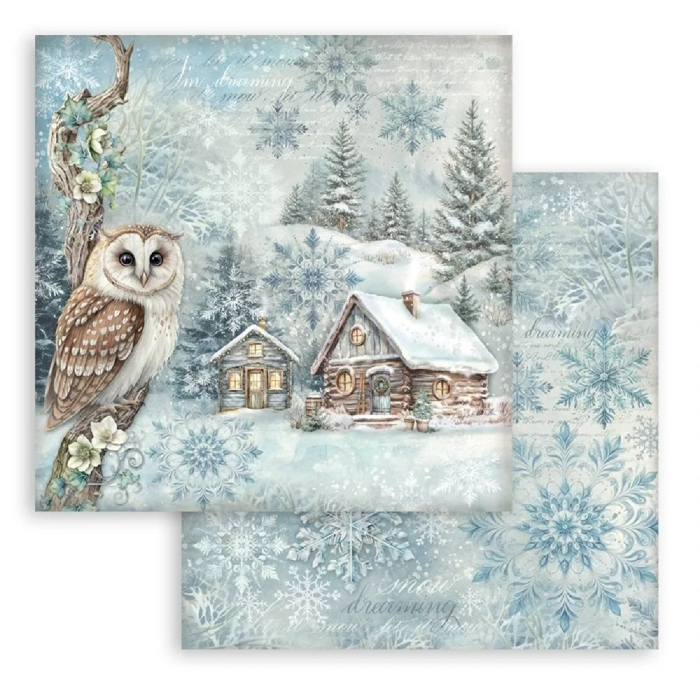 Stamperia Scrapbook papier – The Owl's House 12x12