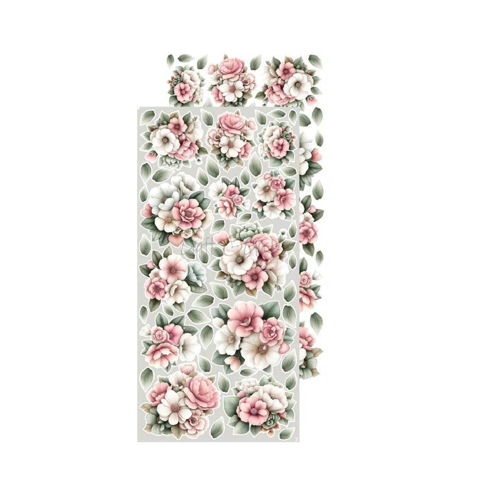 Craft O´ Clock Scrapbook papier - Baby Girl Universe 6x12 Mix