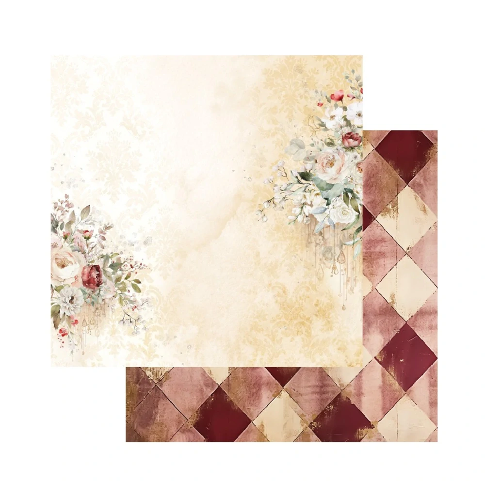 Alchemy of Art Scrapbook papier Melody of the Heart 8x8