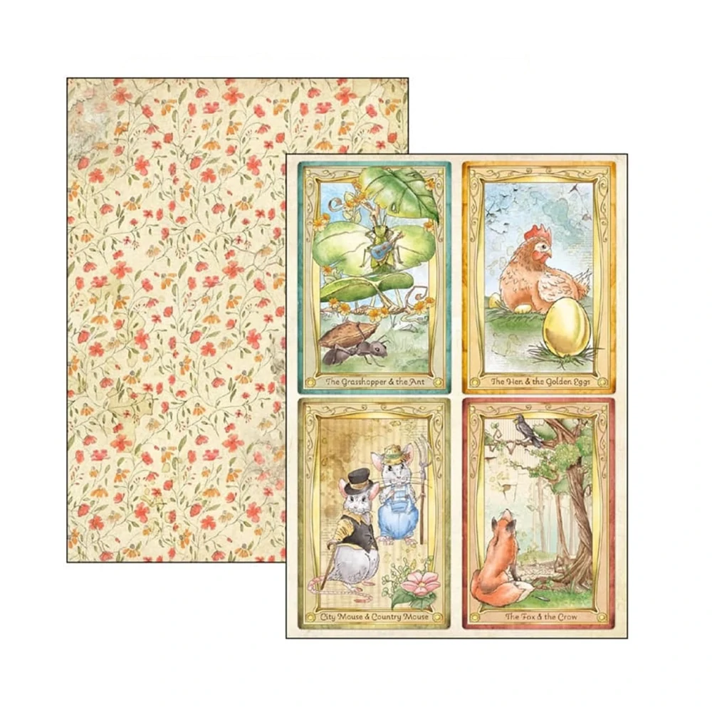 Ciao Bella Scrapbook papier Aesop’s Fables A4
