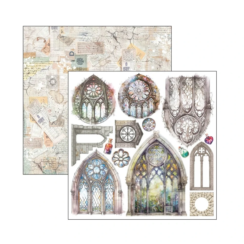 Ciao Bella Scrapbook papier Wizard Academy 6x6