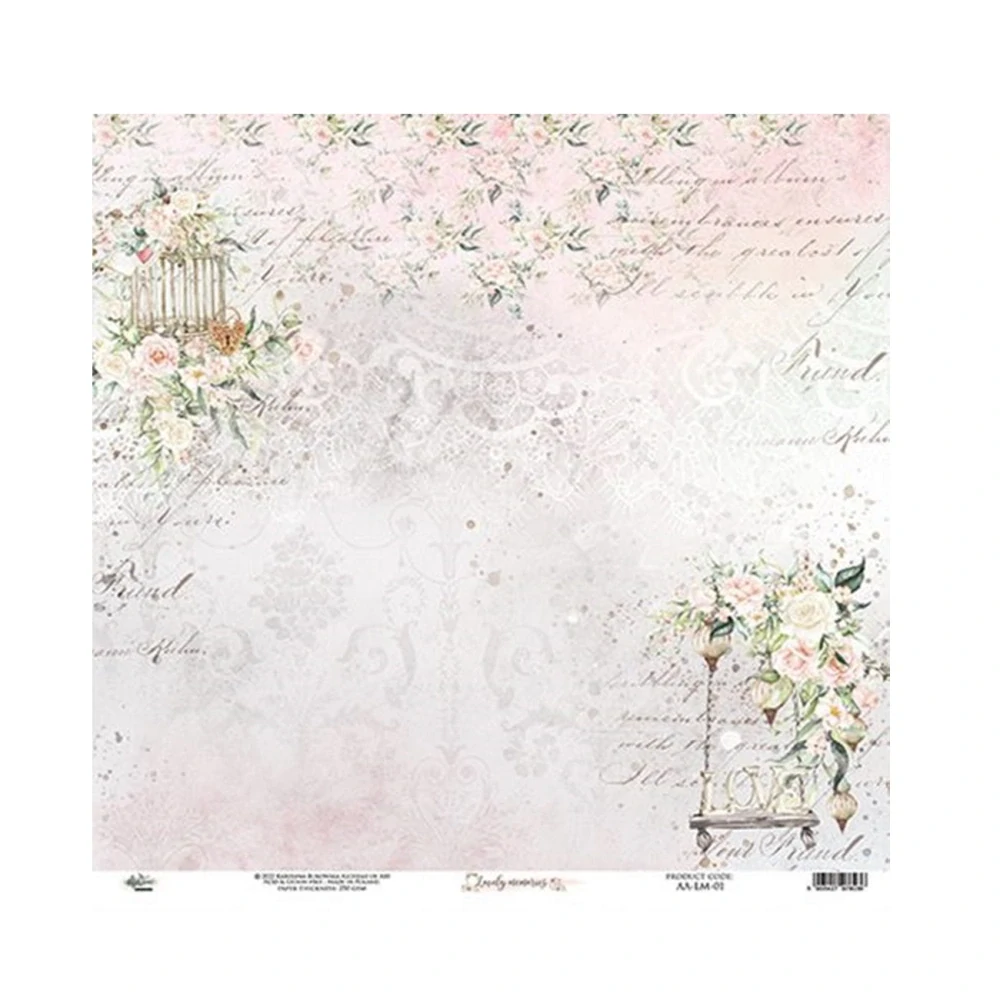 Alchemy of Art Scrapbook papier Lovely Memories 8x8