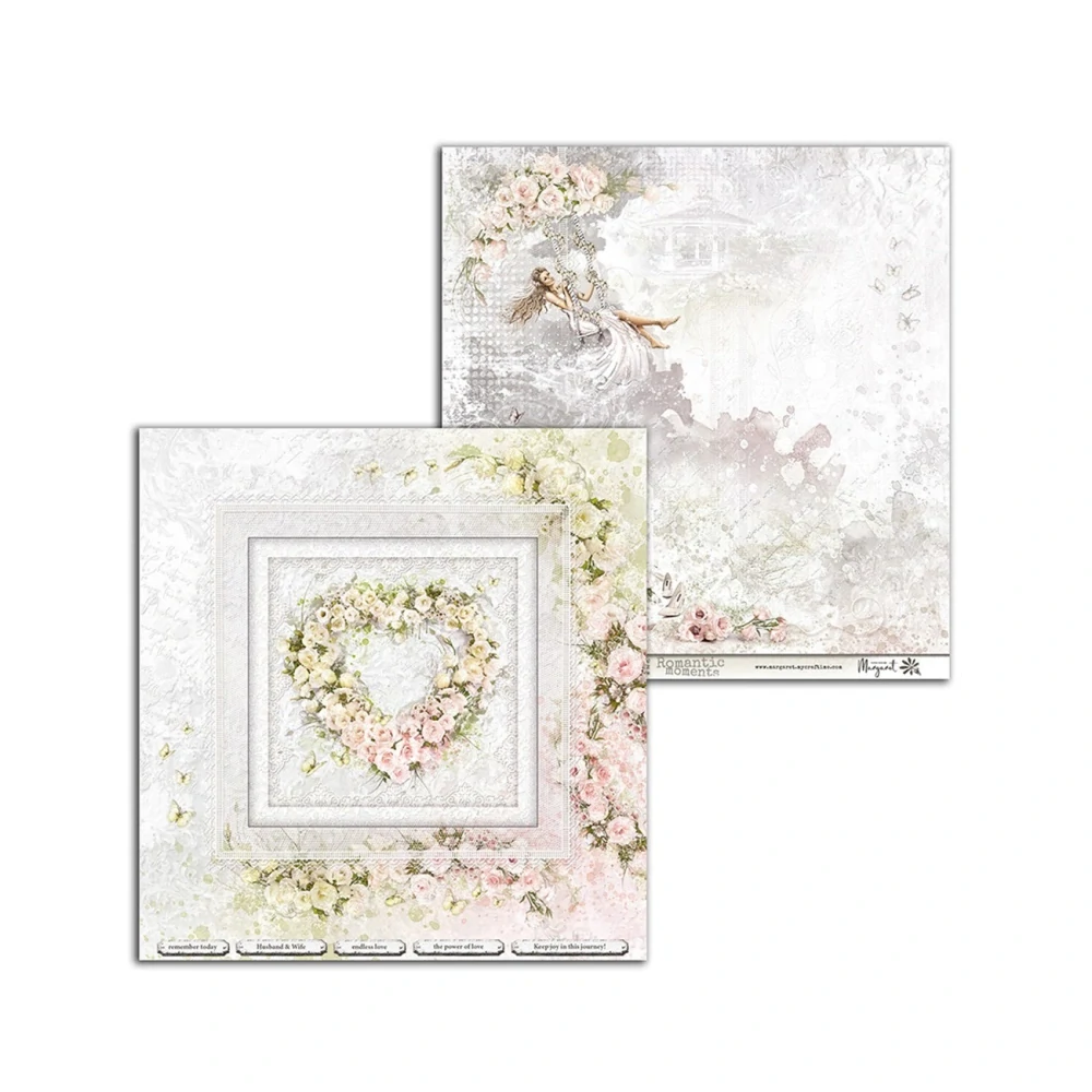 Margaret Scrapbook papier – Romatic moments  12x12