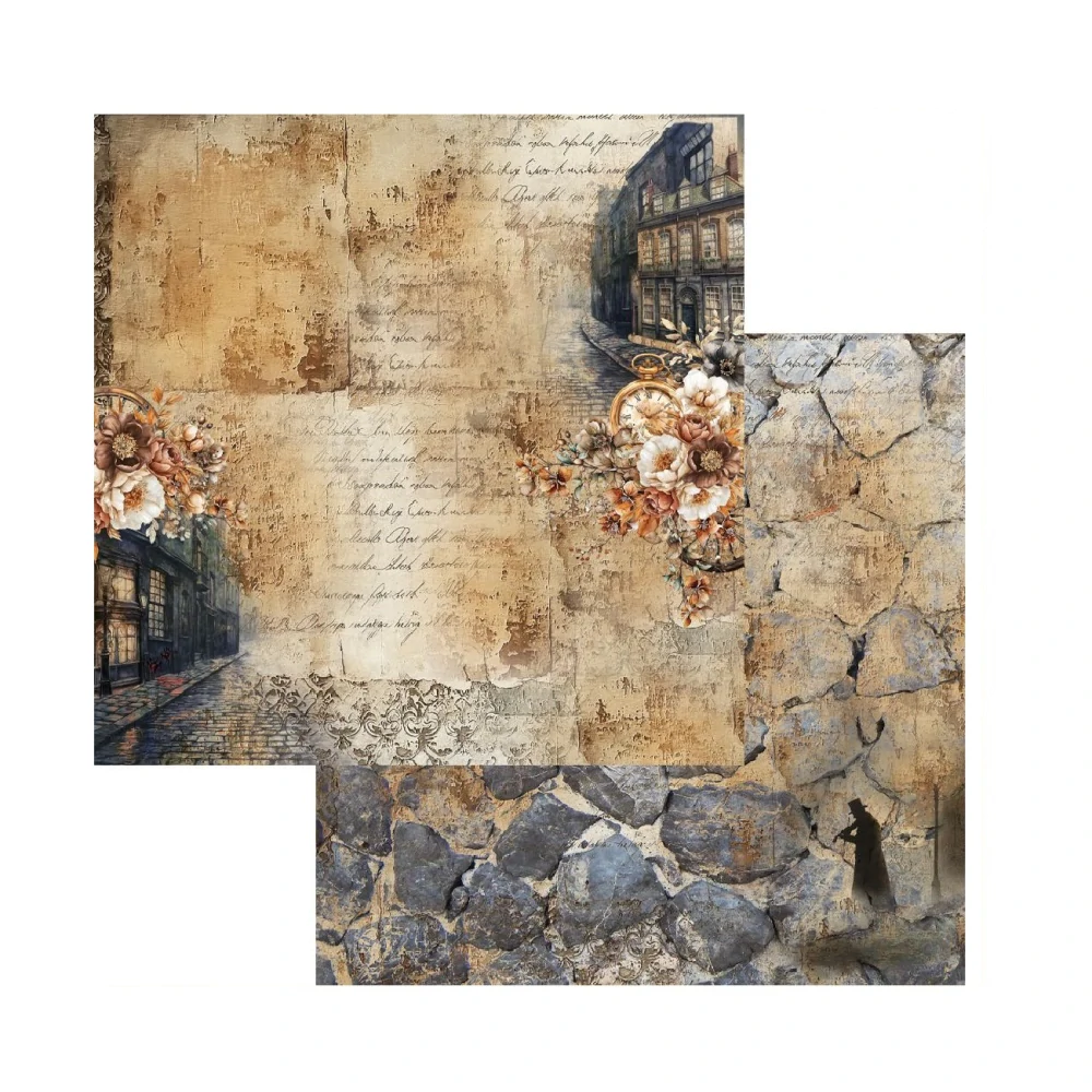 Alchemy of Art Scrapbook papier Behind Closed Doors 12x12