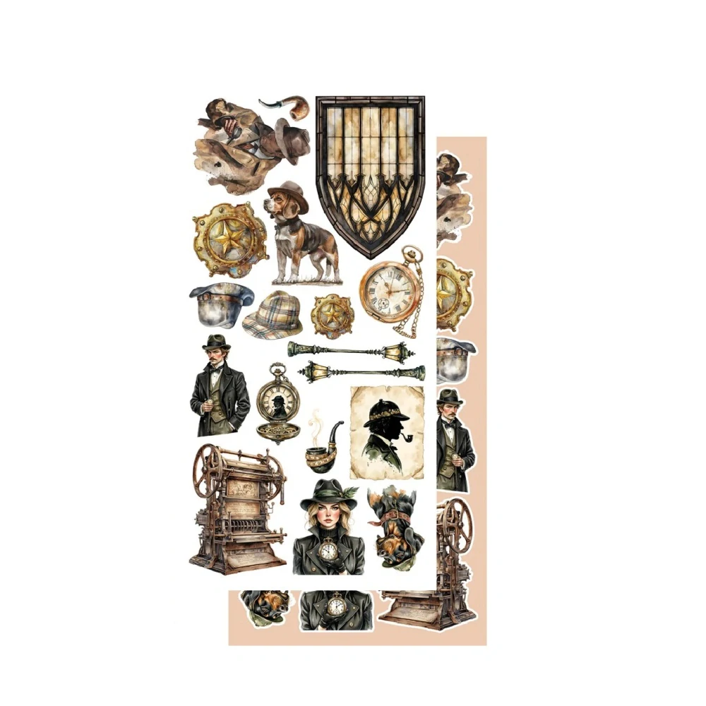 Alchemy of Art Scrapbook papier Behind Closed Doors 6x12