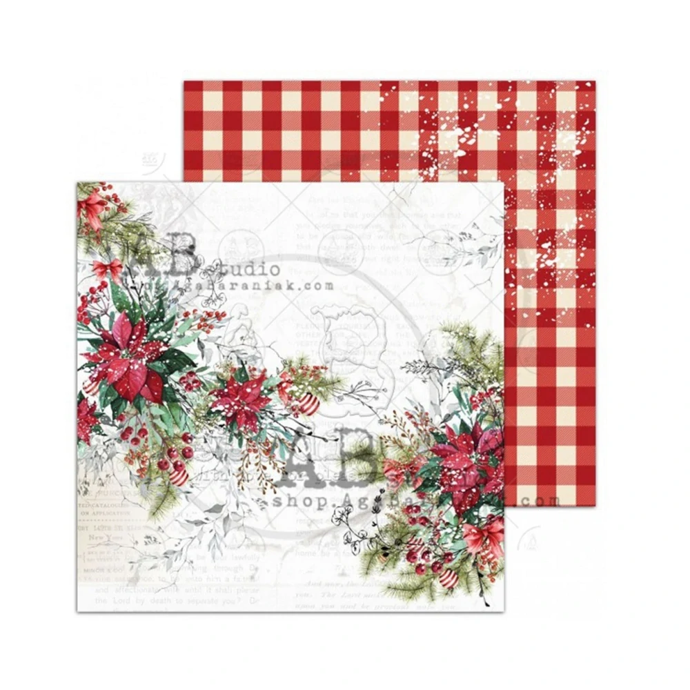 AB studio Scrapbook papier A Holly Jolly Christmas 12x12