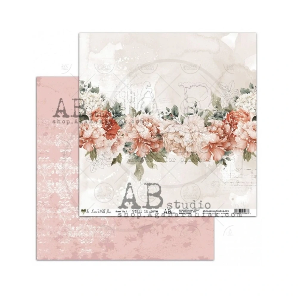 AB studio Scrapbook papier In Love With You 12x12