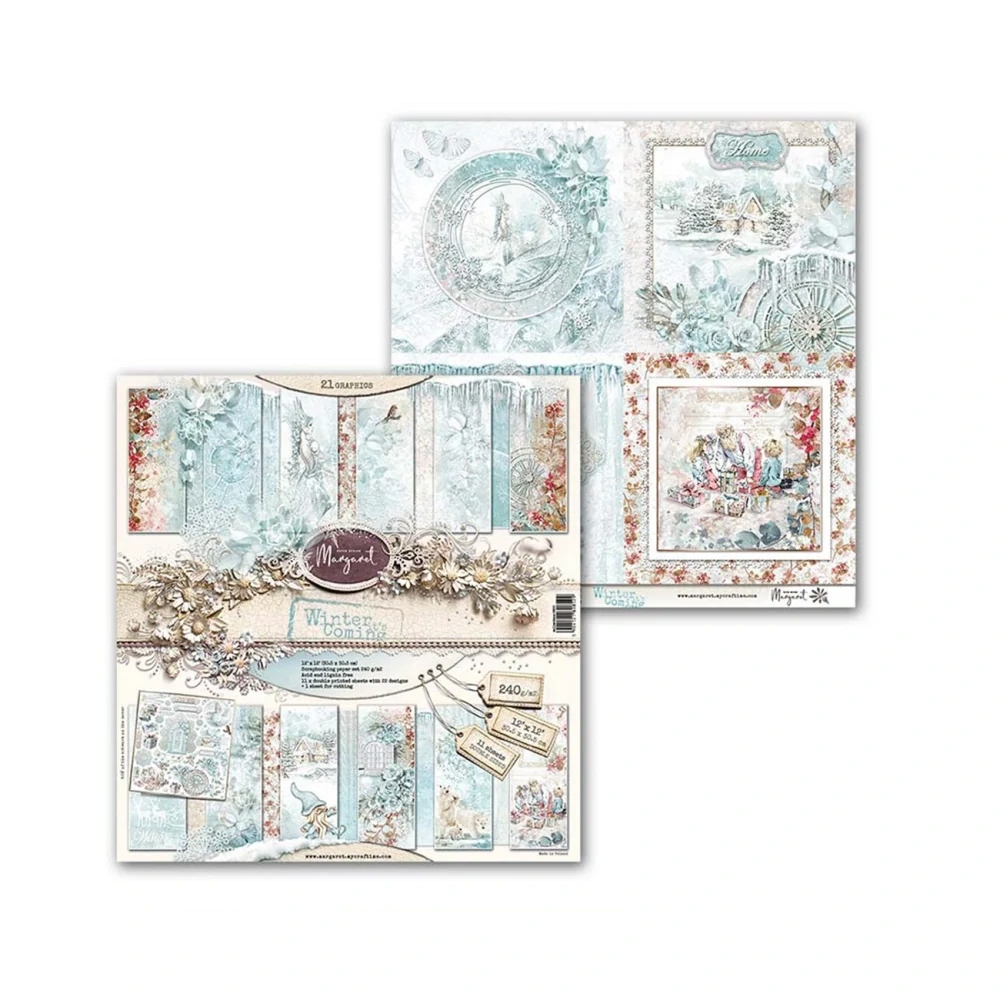 Margaret Scrapbook papier – Winter it's Coming kusový 0501