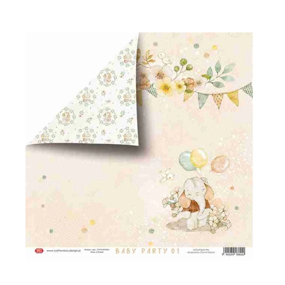 Craft & You Design Scrapbook papier Baby Party 12x12