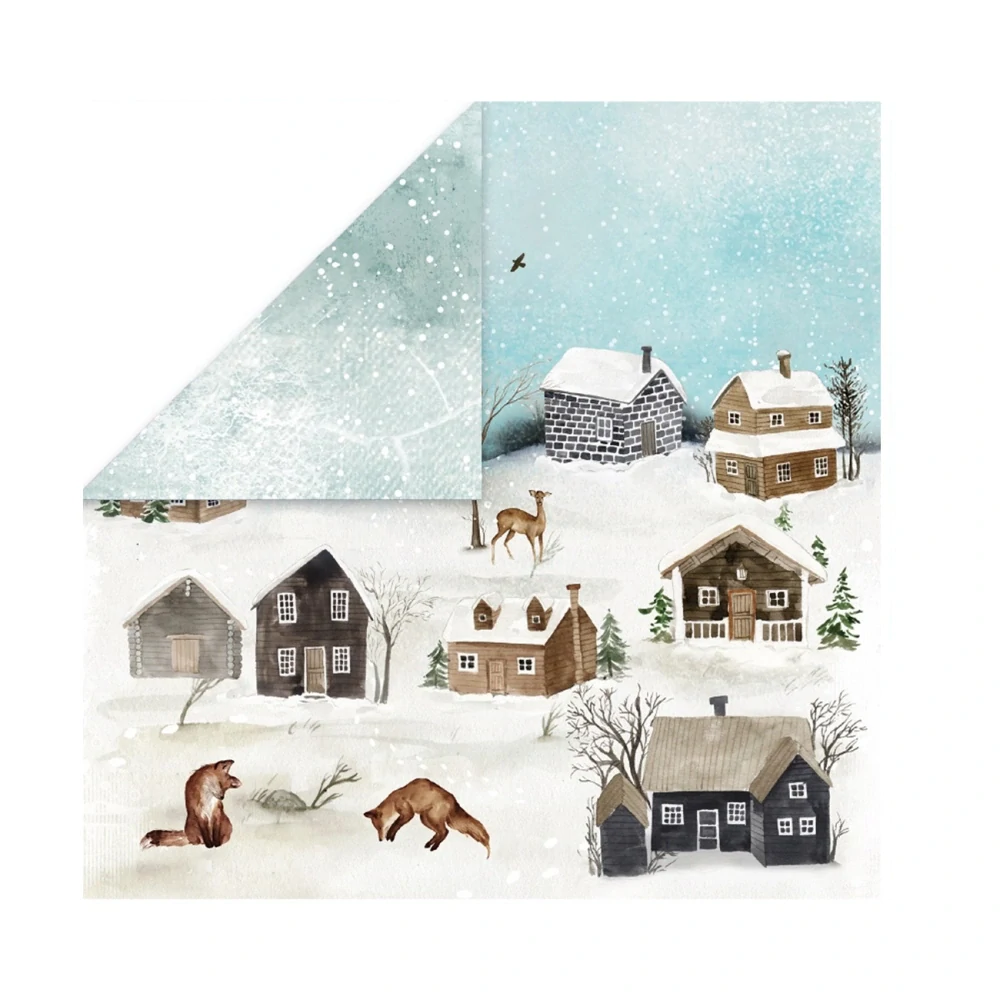 Craft & You Design Scrapbook papier Winter Holiday 12x12