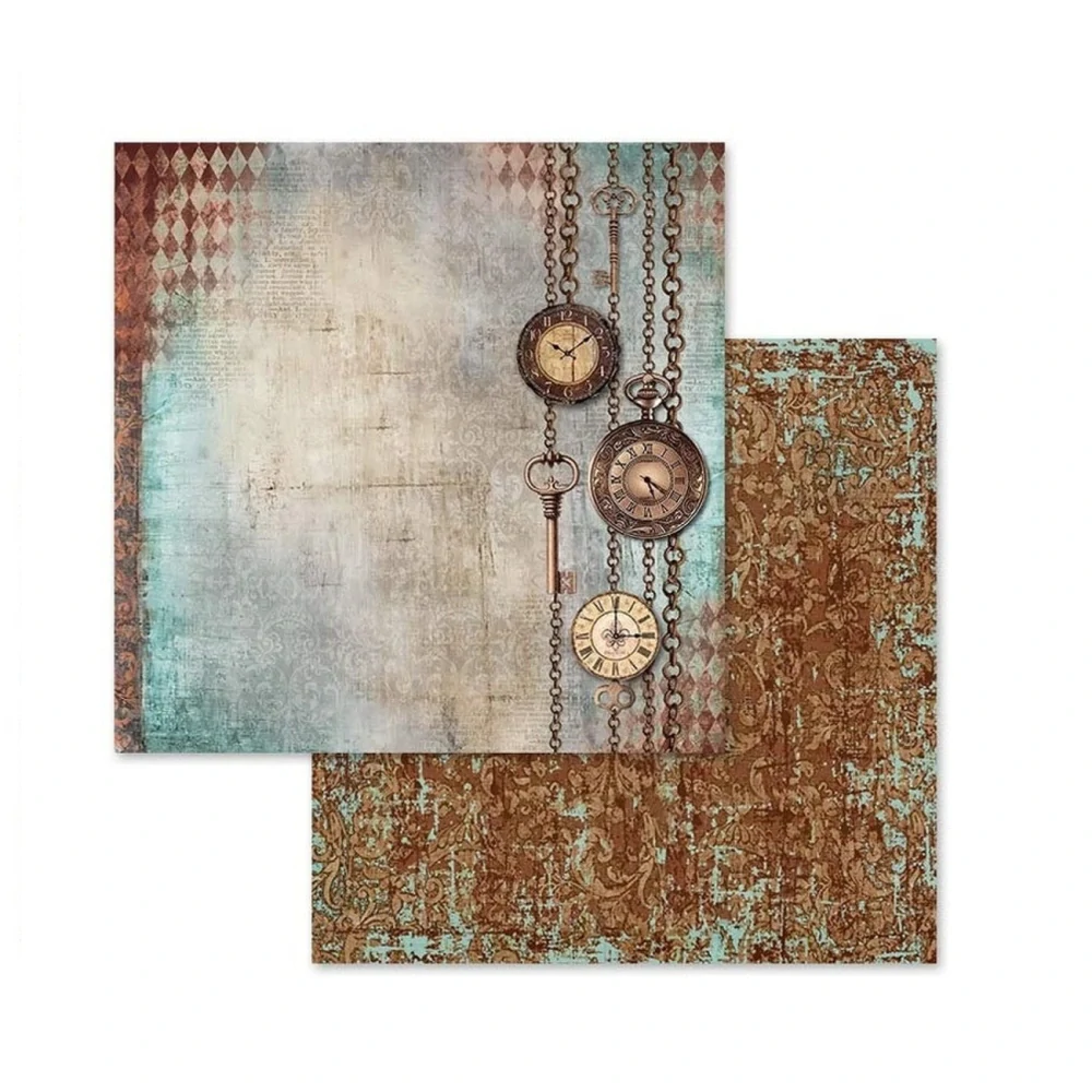 Stamperia Scrapbook papier – Clockwise 12x12