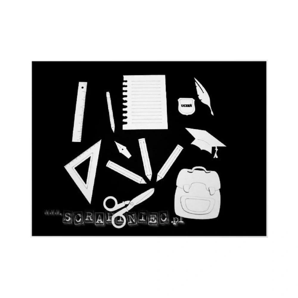 Lepenkový výrez 1271 školské potreby