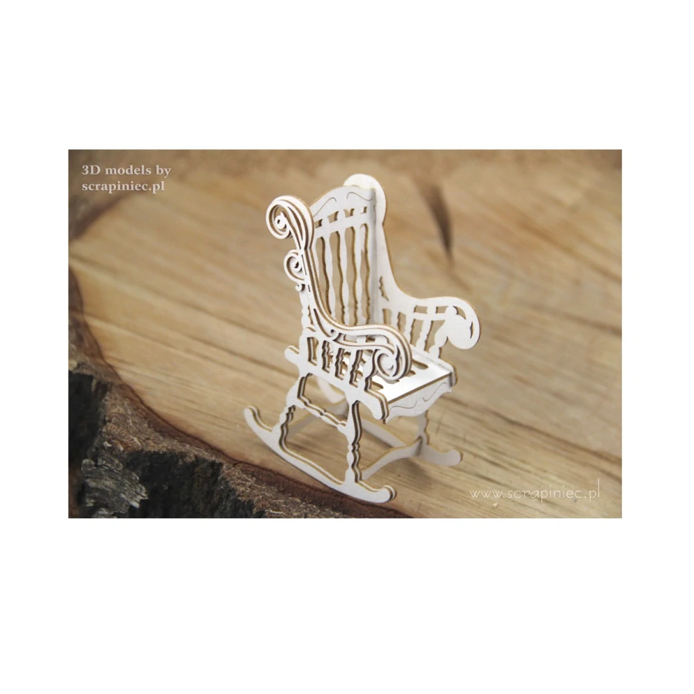 Lepenkový výrez 5603 3D hojdacie kreslo