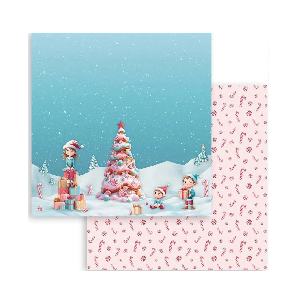 Stamperia Scrapbook papier – Candy Christmas 12x12