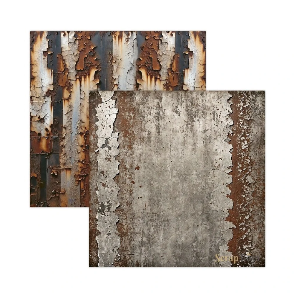Scrapboys Scrapbook papier Rusty Pack 12x12