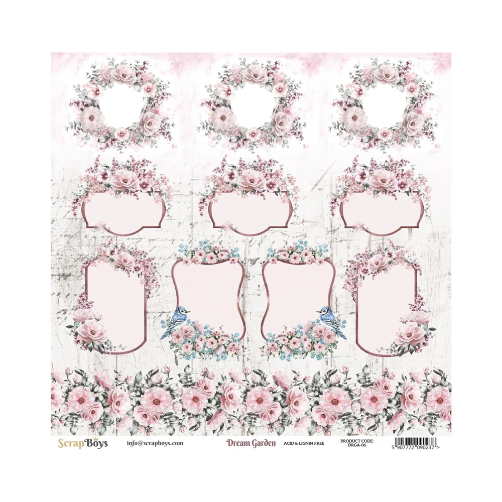 Scrapboys Scrapbook papier DRGA 06