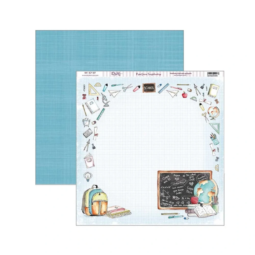 Dayka Scrapbook papier School 12x12
