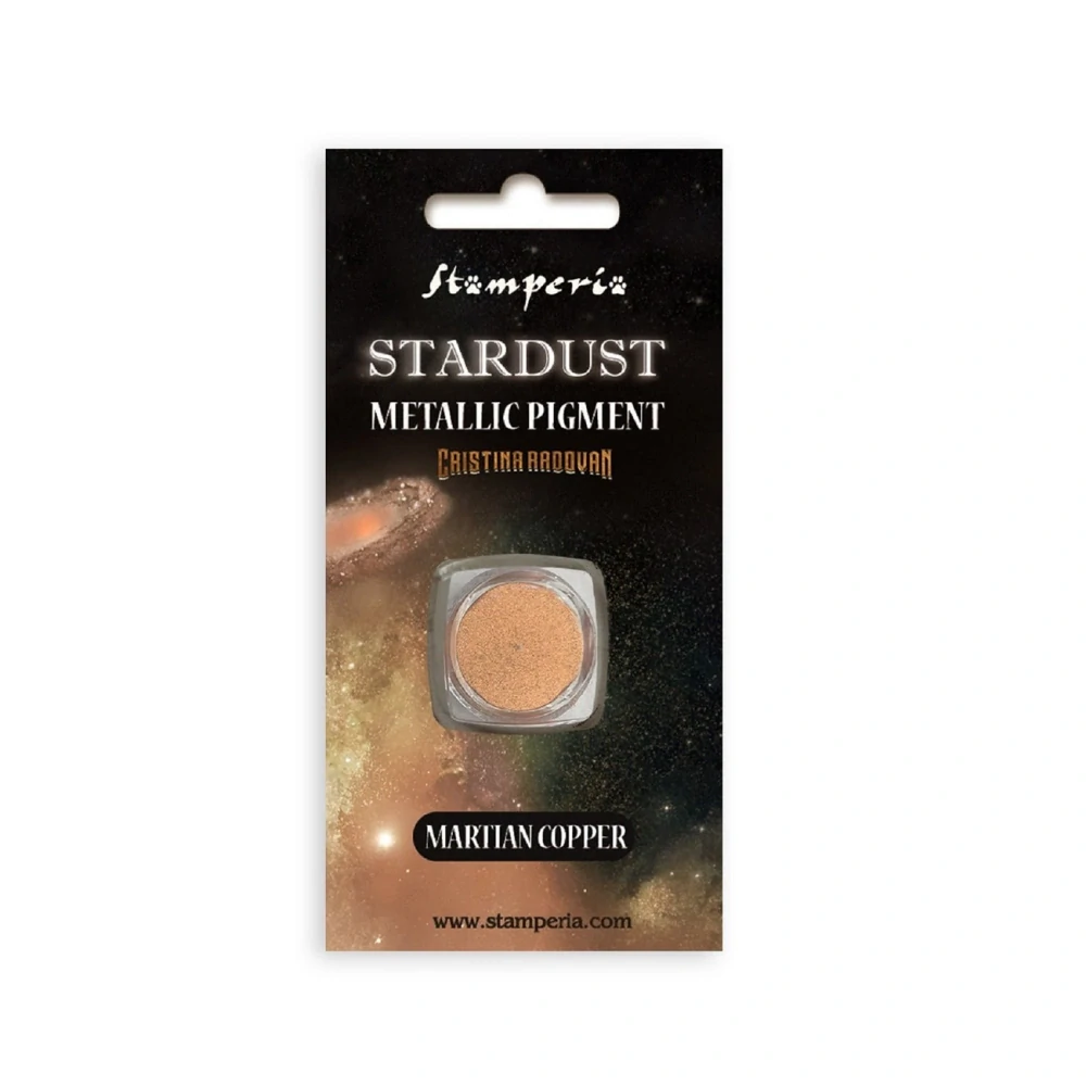 Stamperia Metalický pigment Stardust martian copper