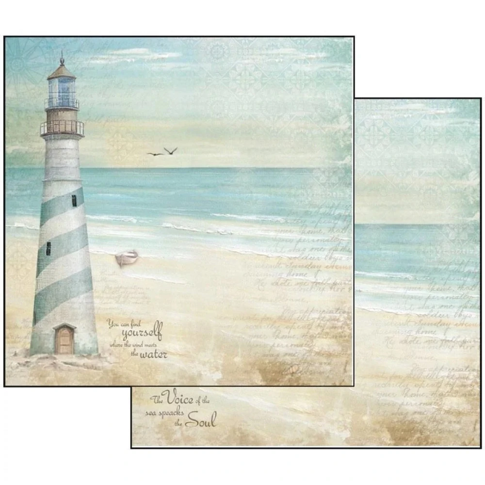 Stamperia Scrapbook papier – Sea Land 12x12