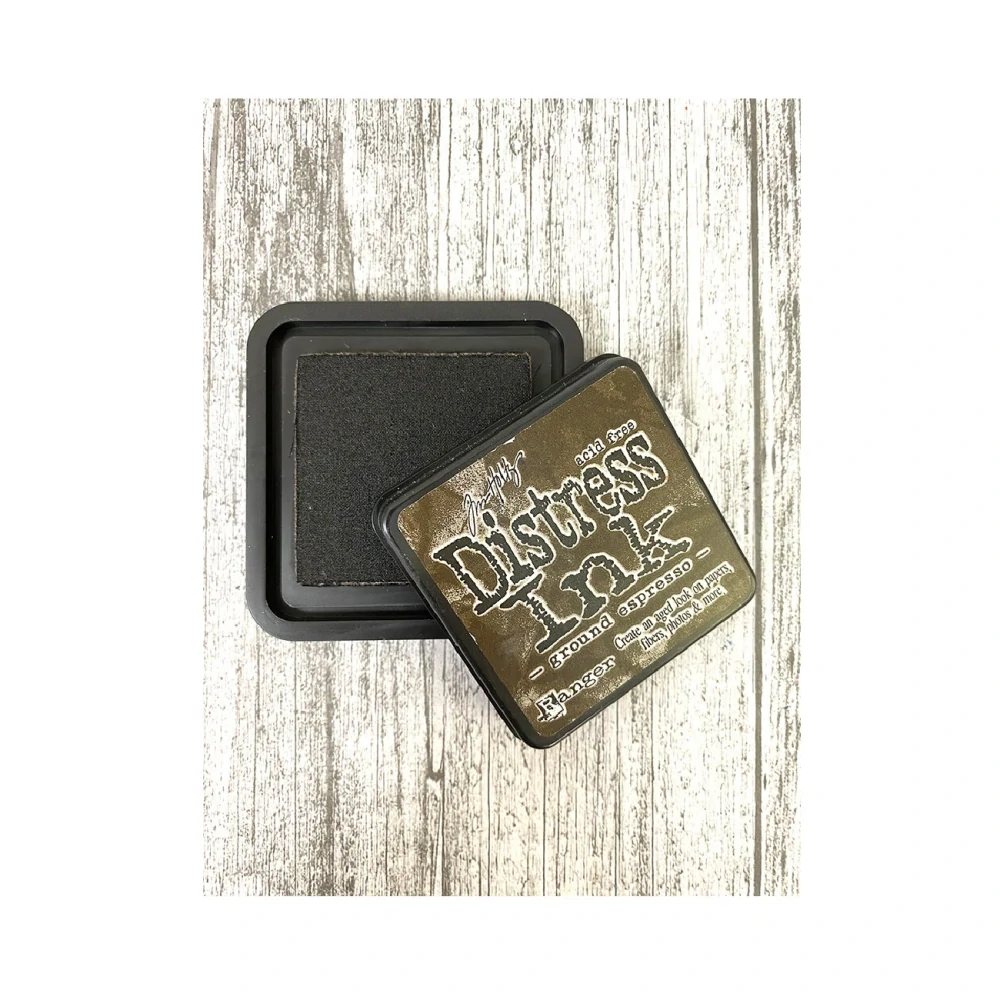 Ranger Distress atramentová poduška Ground Espresso TIM43270