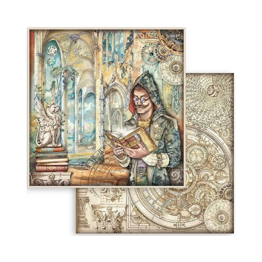 Scrapbook papier – Sir Vagabond in Fantasy World 8x8